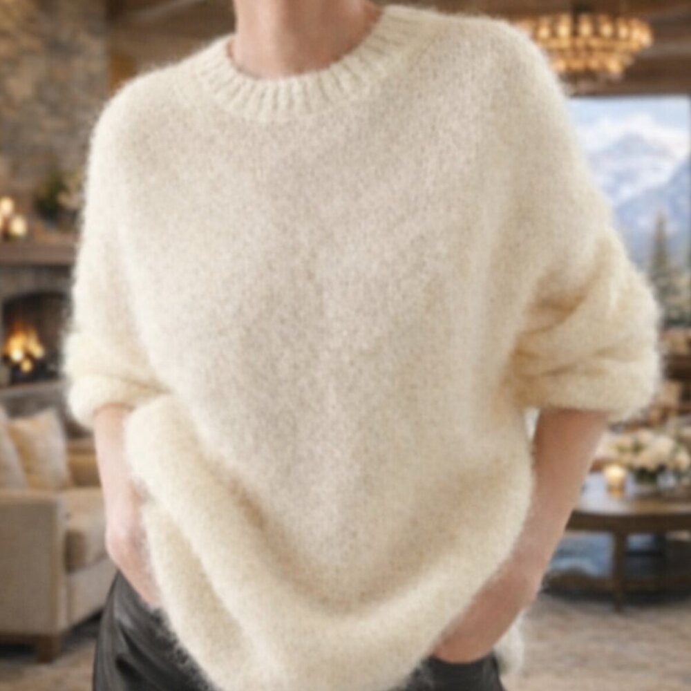 NWT Free People Luxury Angelic Pullover Alpaca Super Soft Oversized Sweater
